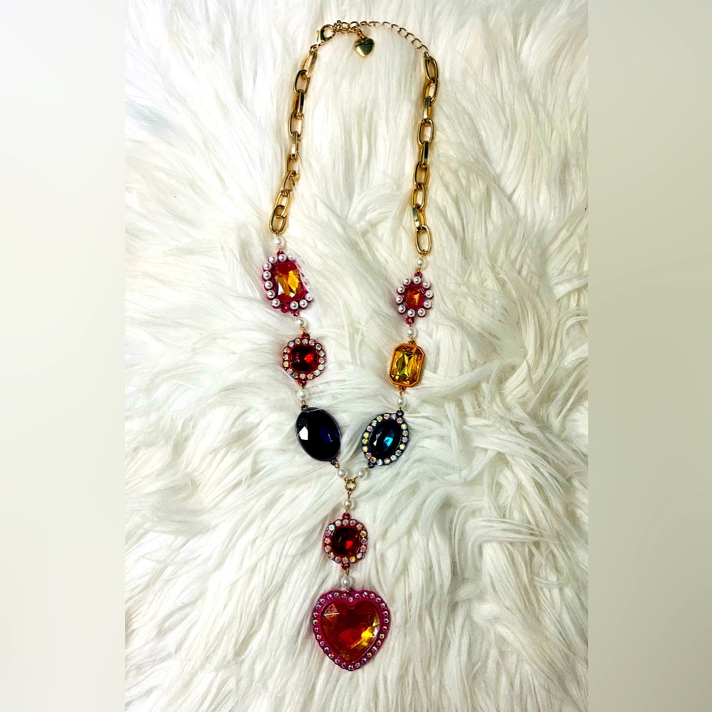 Betsey Johnson Heart Necklace